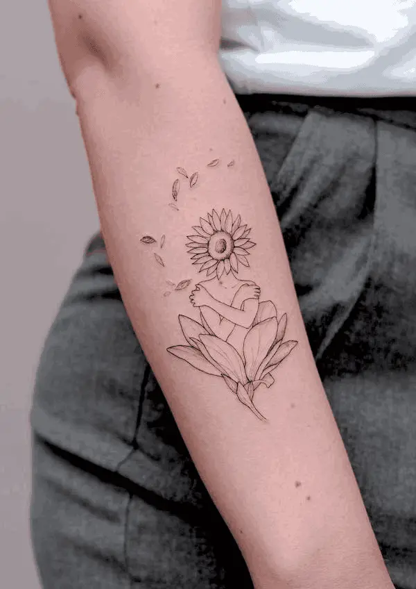 Meaningful Self-Love Tattoo on the Forearm