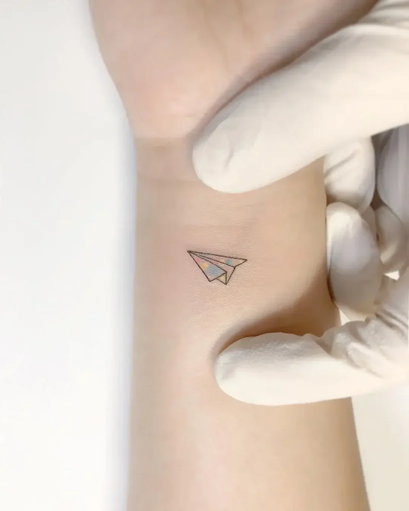 Paper Plane Tattoo