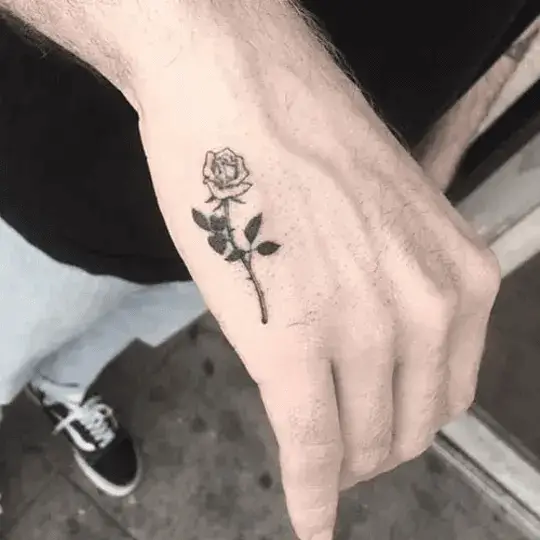 Simple Male Hand Tattoos