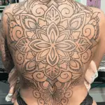 Women Back Tattoo