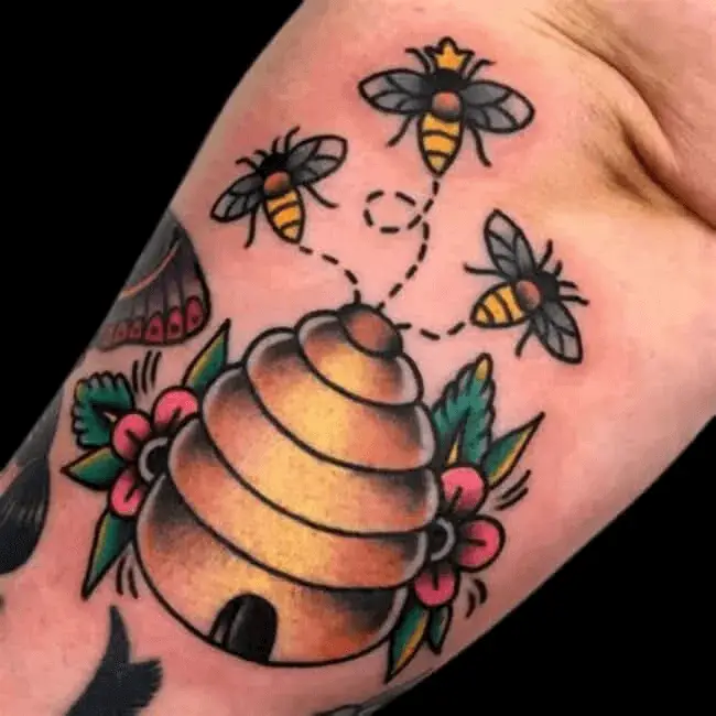 Bee Hive Tattoo