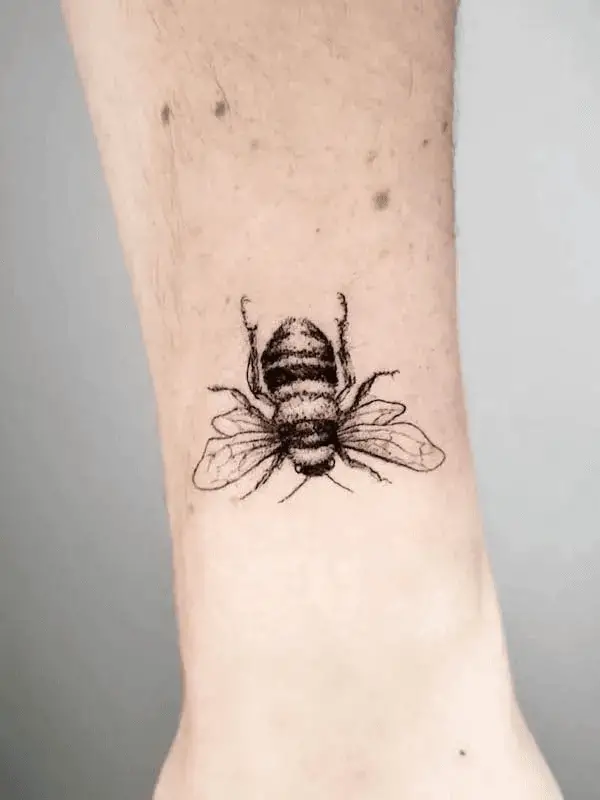 Bee Wrist Tattoo