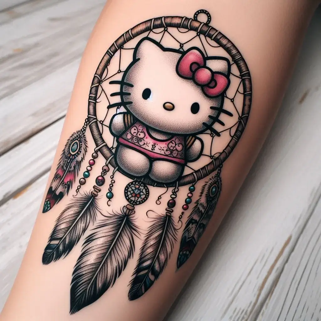 Hello Kitty with a Dreamcatcher