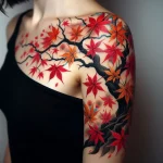 Japanese Flower Tattoo