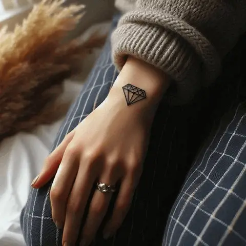 Small Diamond Tattoo
