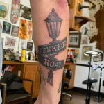 Street Sign Tattoo