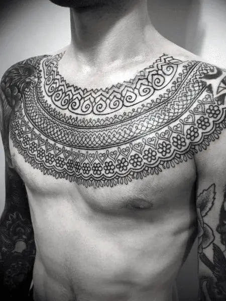 Collarbone Symbol Tattoo