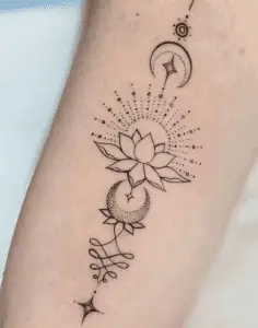 15 Unalome Tattoo Designs With Deep Spiritual Meaning