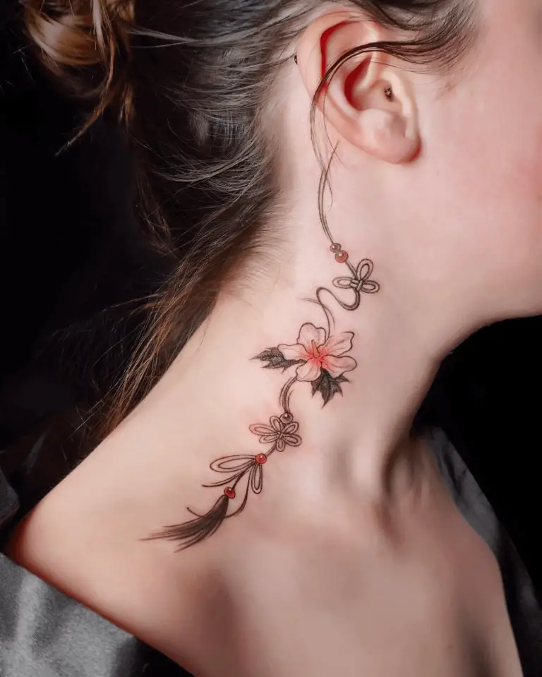 Throat Tattoos For Women