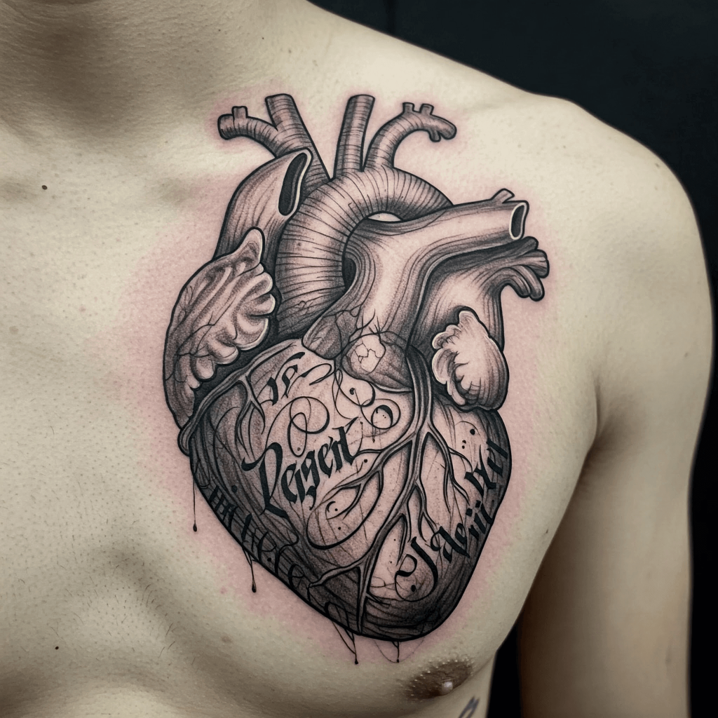 Anatomical Heart & Script
