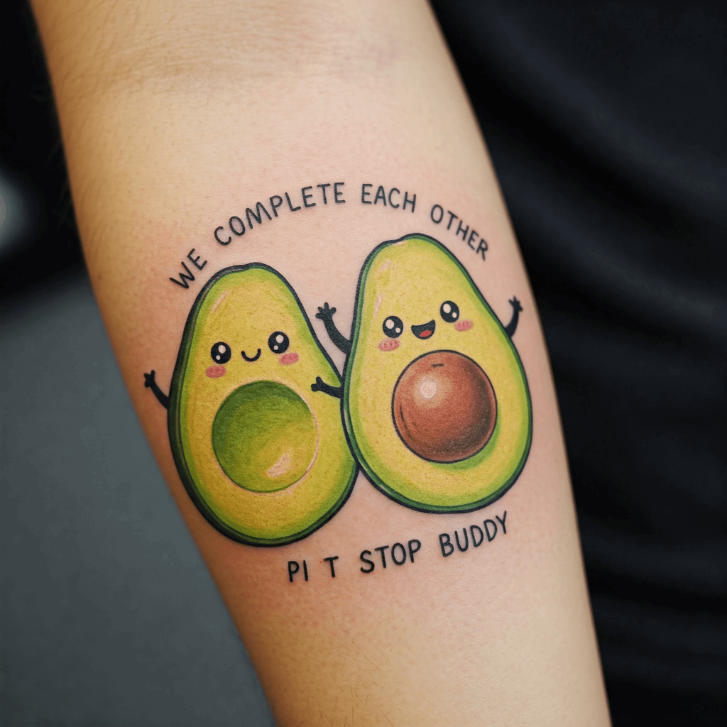 Avocado Half & Pit