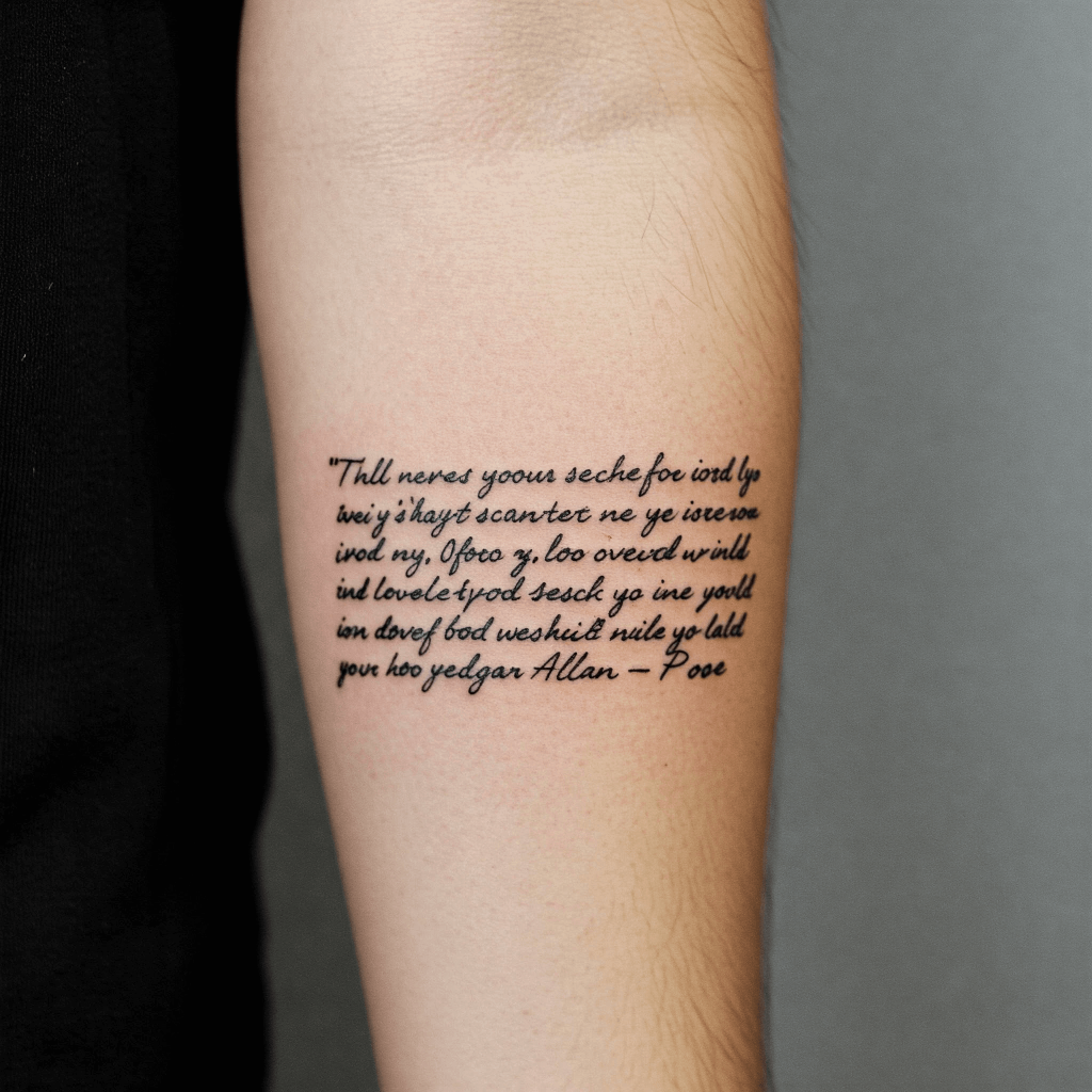 Book Spine with Quote Lettering