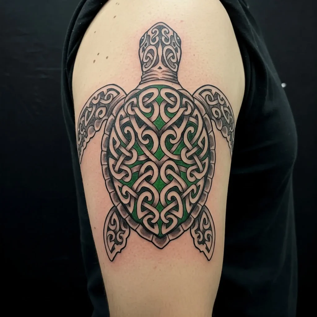 Celtic Knot-Inspired Turtle