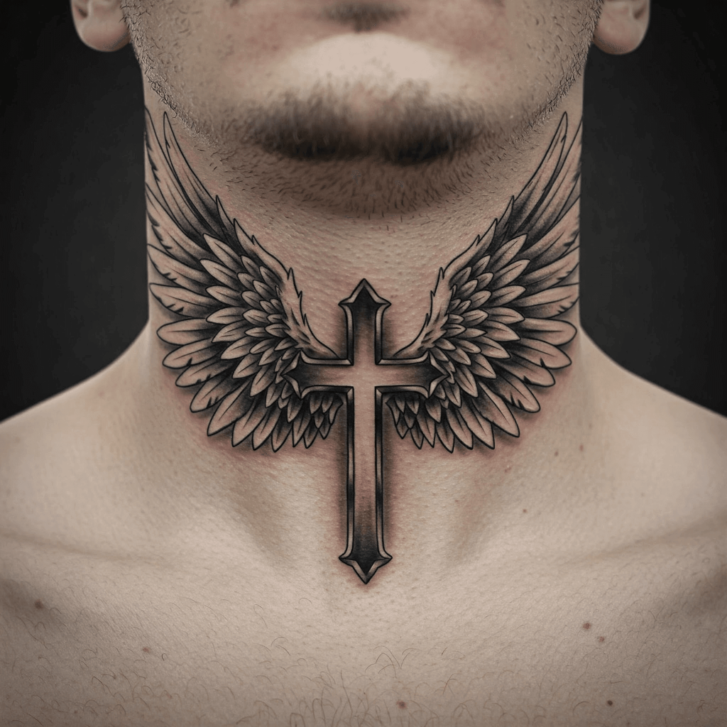Cross with Wings
