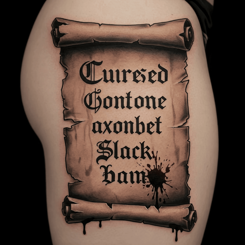 Cursed Scroll Design