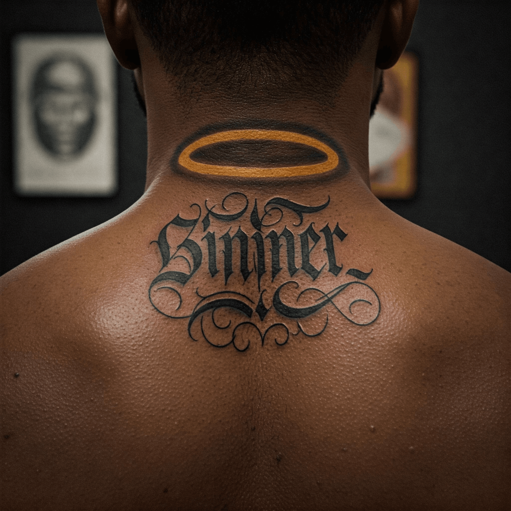 Dark Calligraphy & Halo