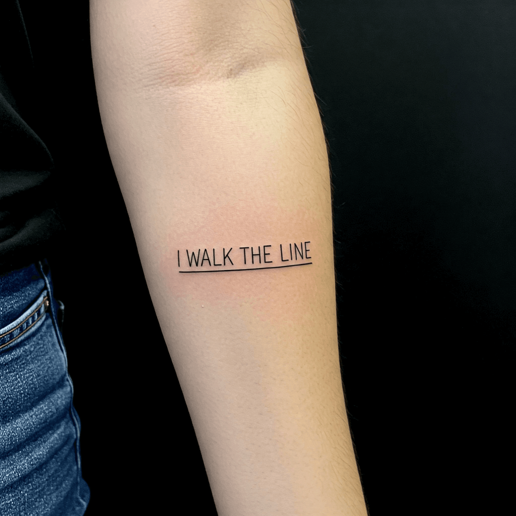 “I Walk the Line” – Johnny Cash