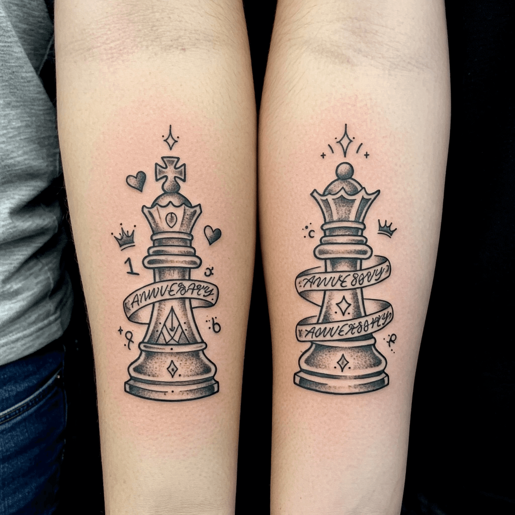 King and Queen Chess Pieces