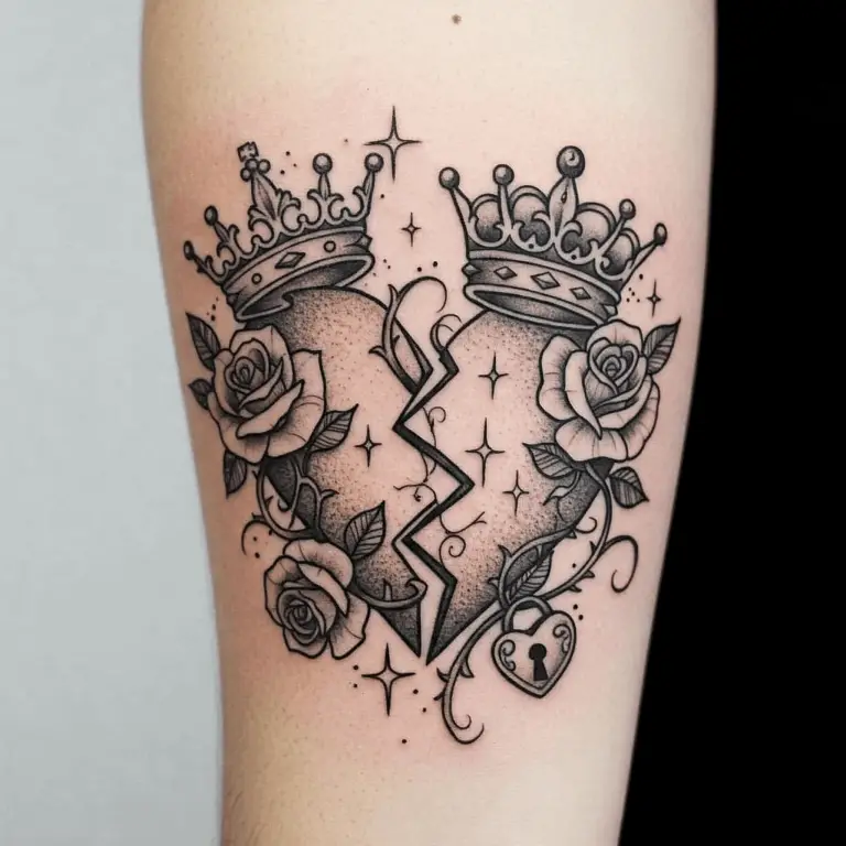 King and Queen Couple Tattoos