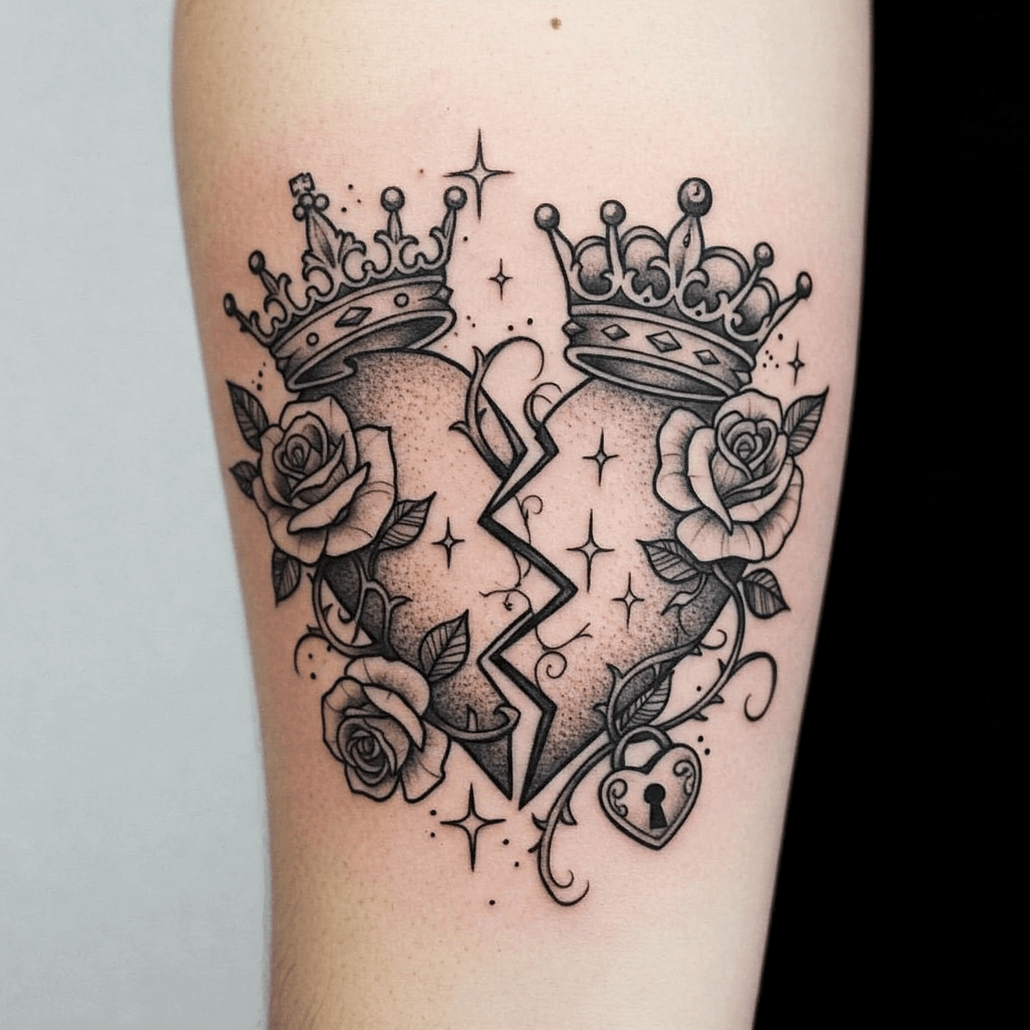 King and Queen Couple Tattoos