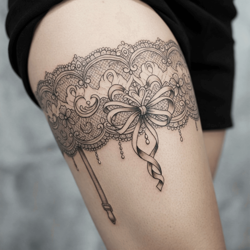 Lace Garter Design