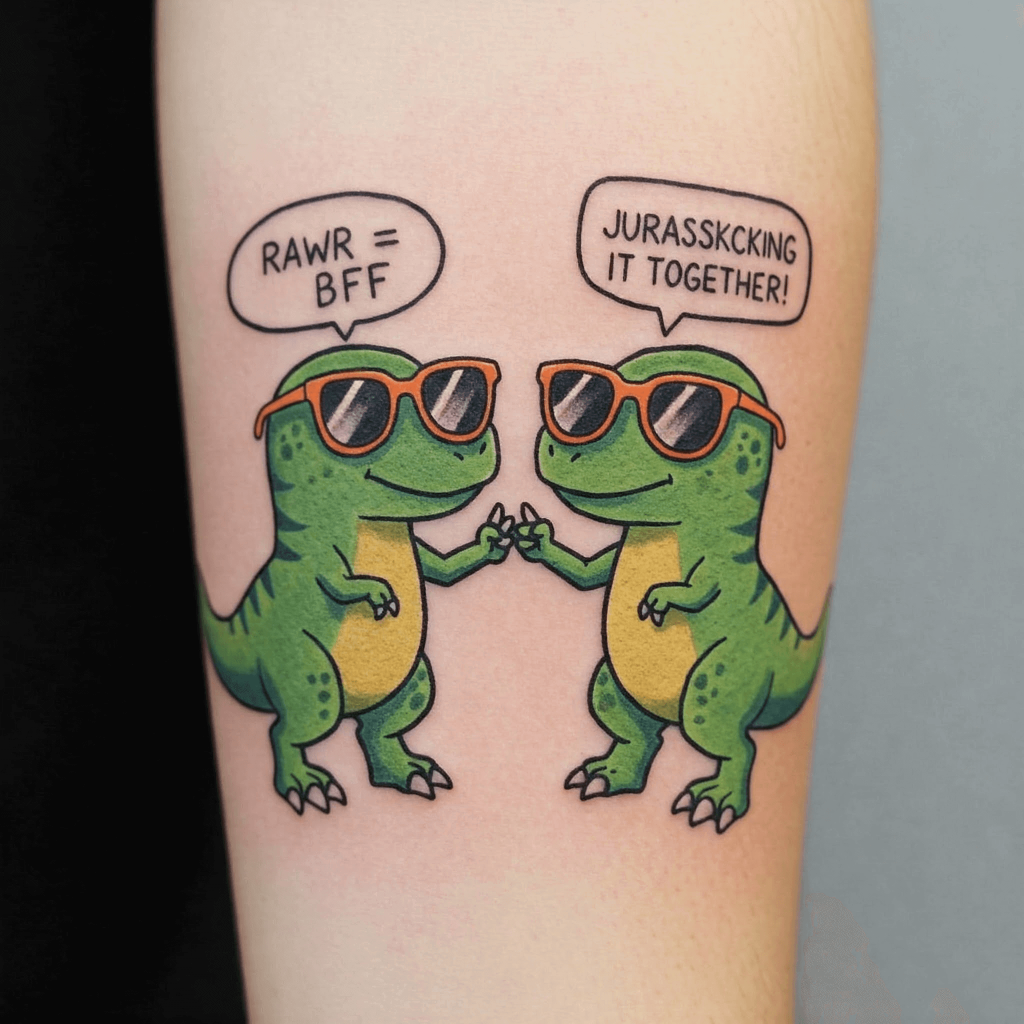 Matching Dinosaurs with Sunglasses