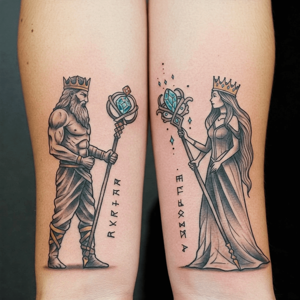 Matching Royal Scepters