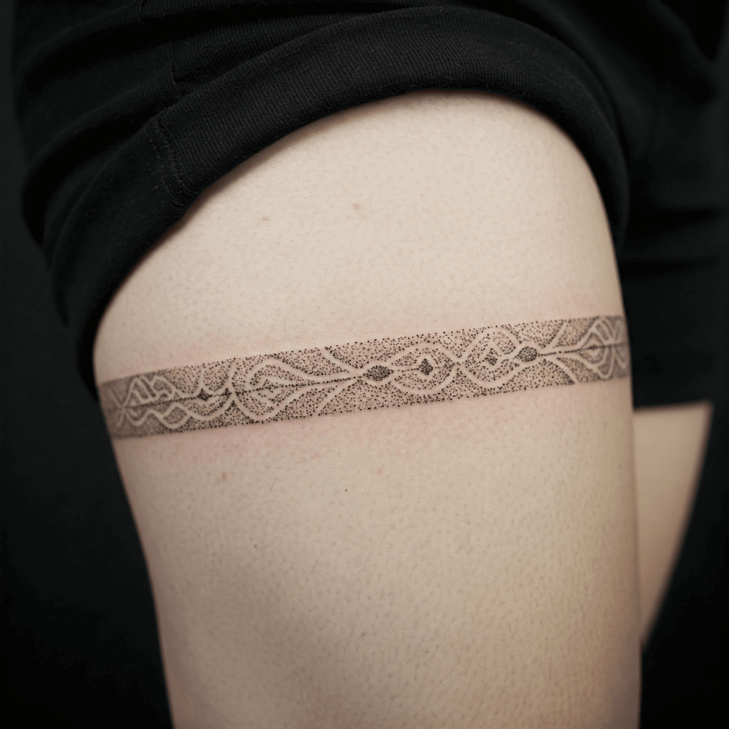 Minimalist Dotwork Band