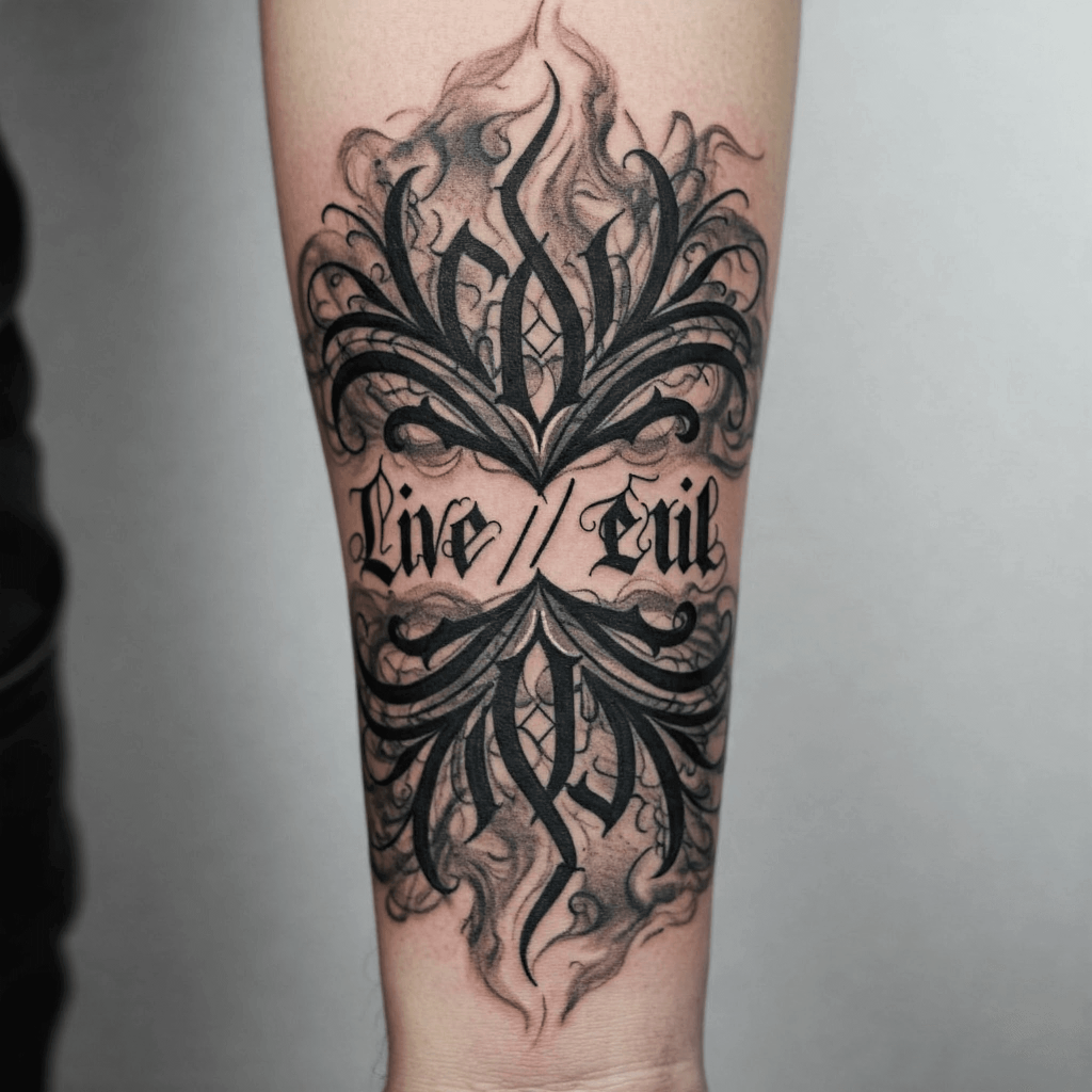 Mirror Text (Ambigram Style)