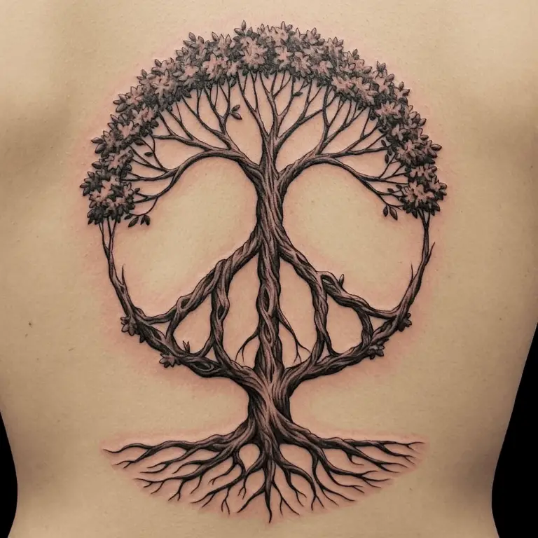 Peace Sign Tattoo