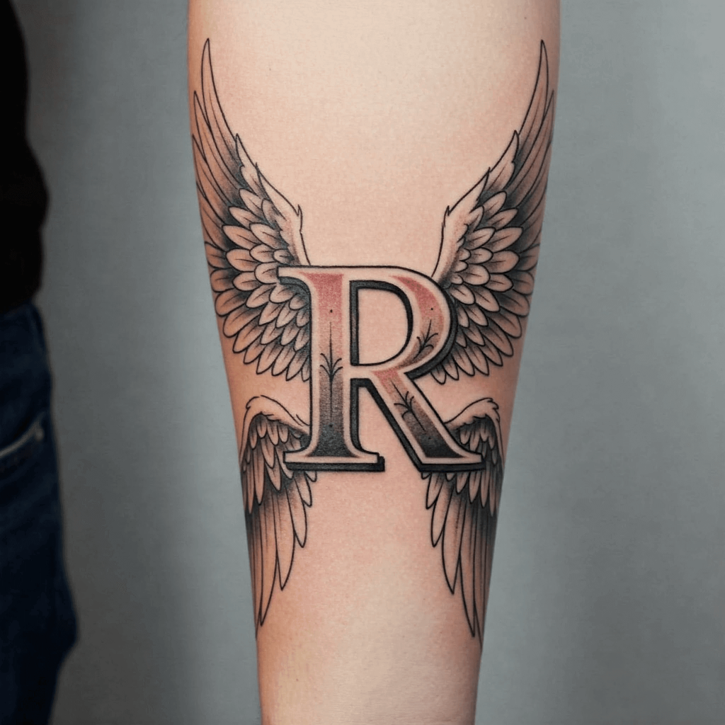 R with Angel Wings