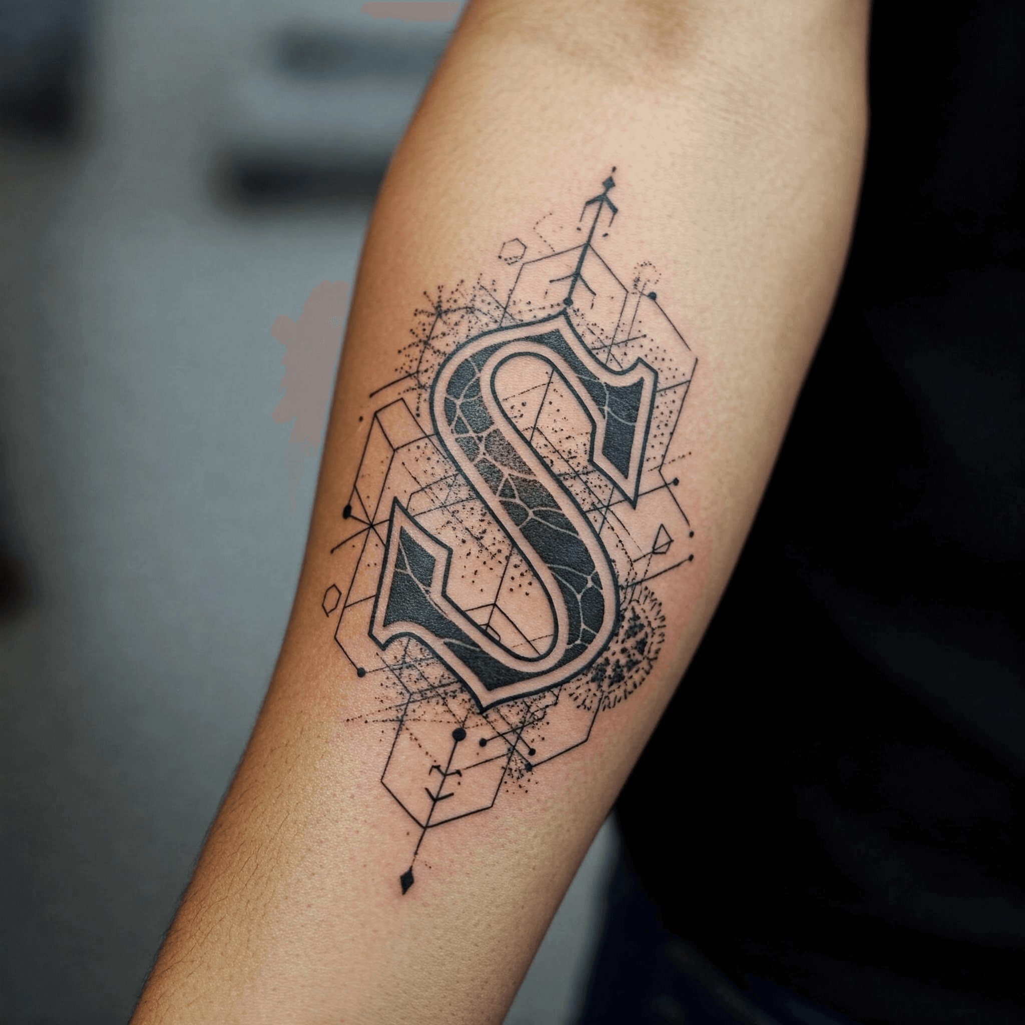 S Letter Tattoo Ideas