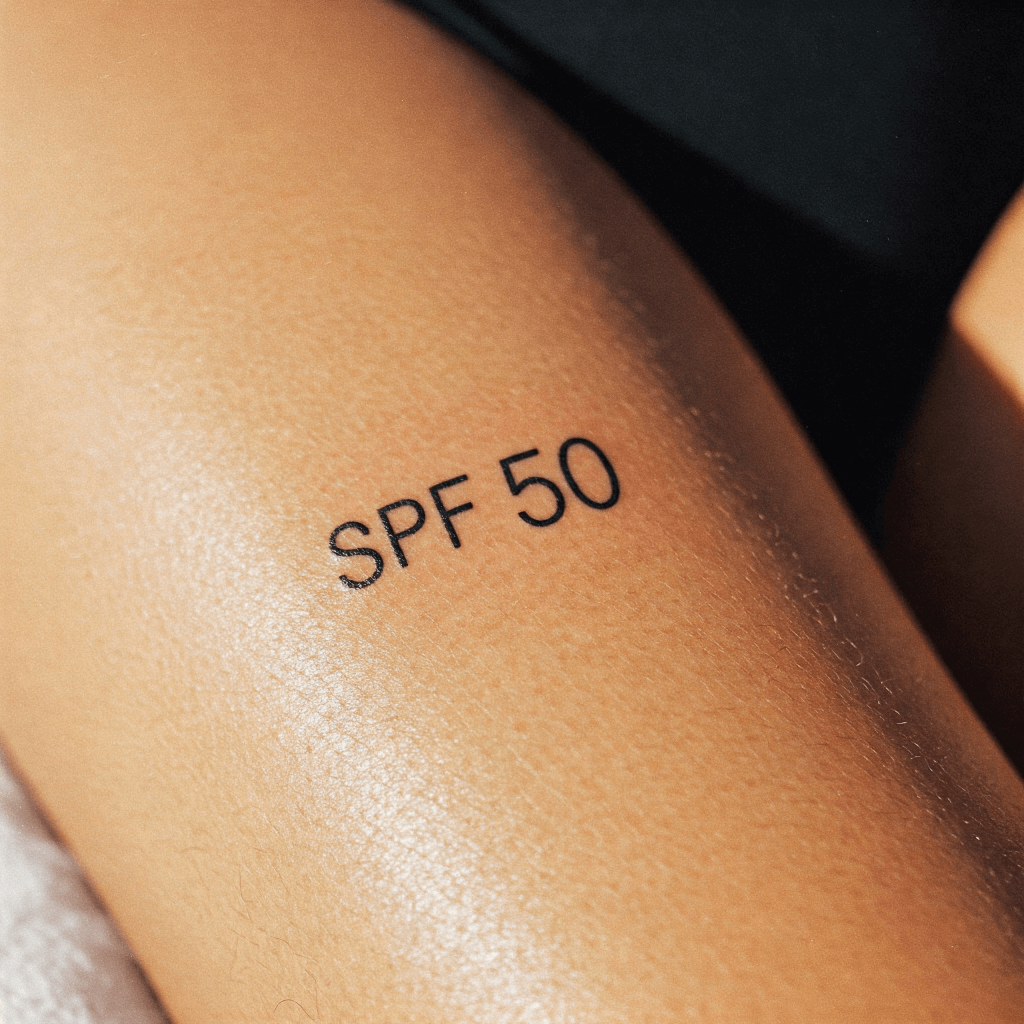 SPF Number Tattoo