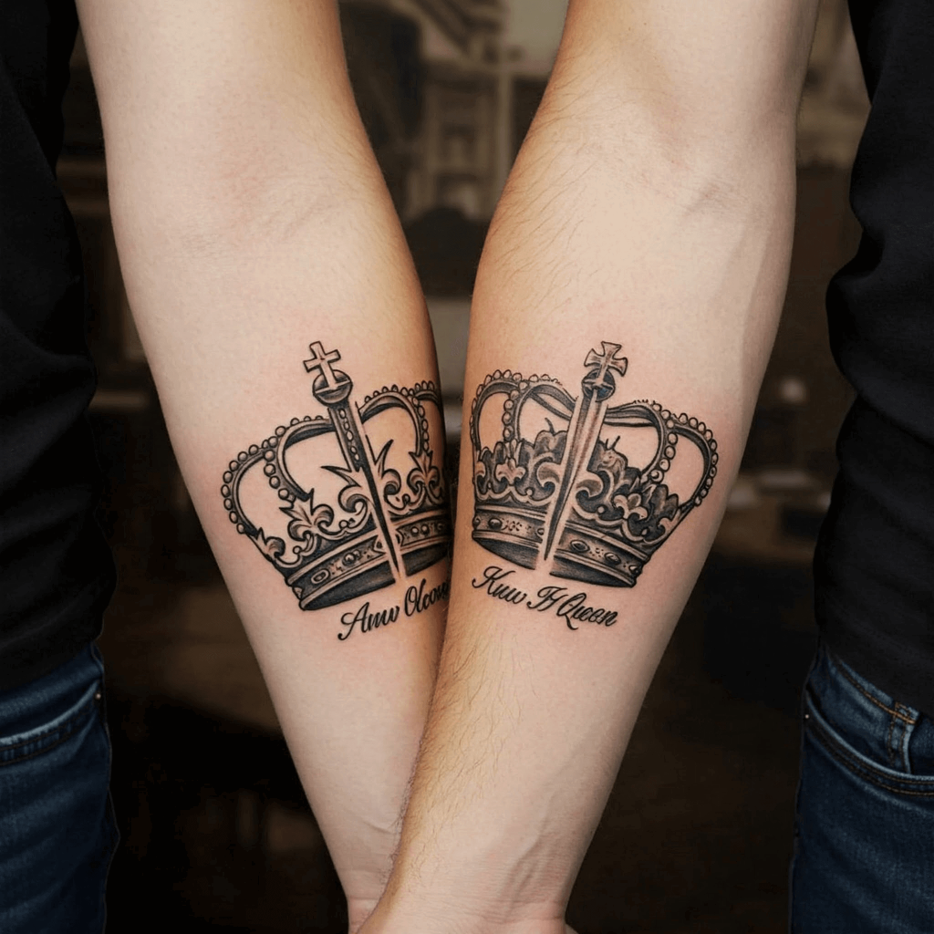 Split Crown Tattoos