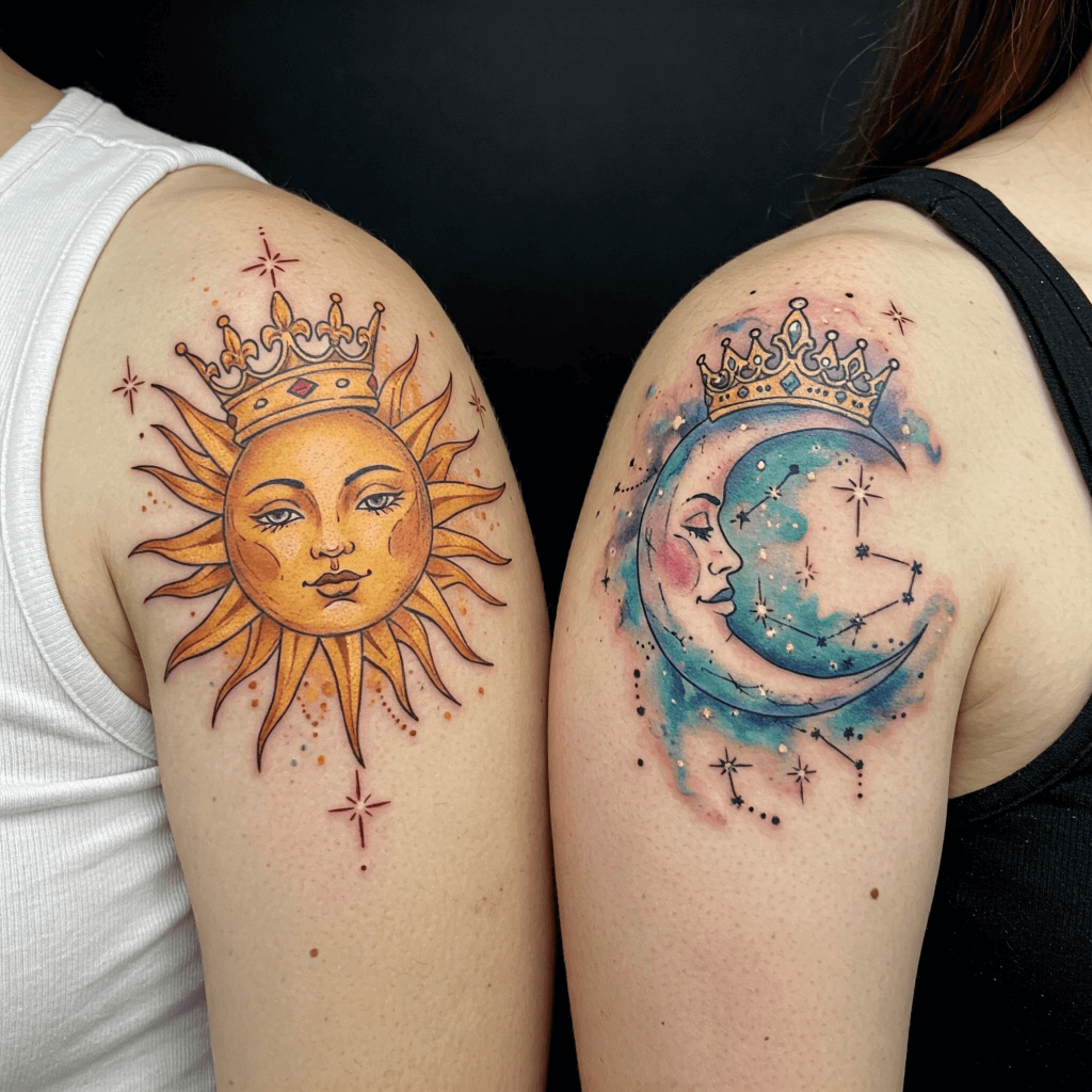 Sun and Moon Royal Symbols