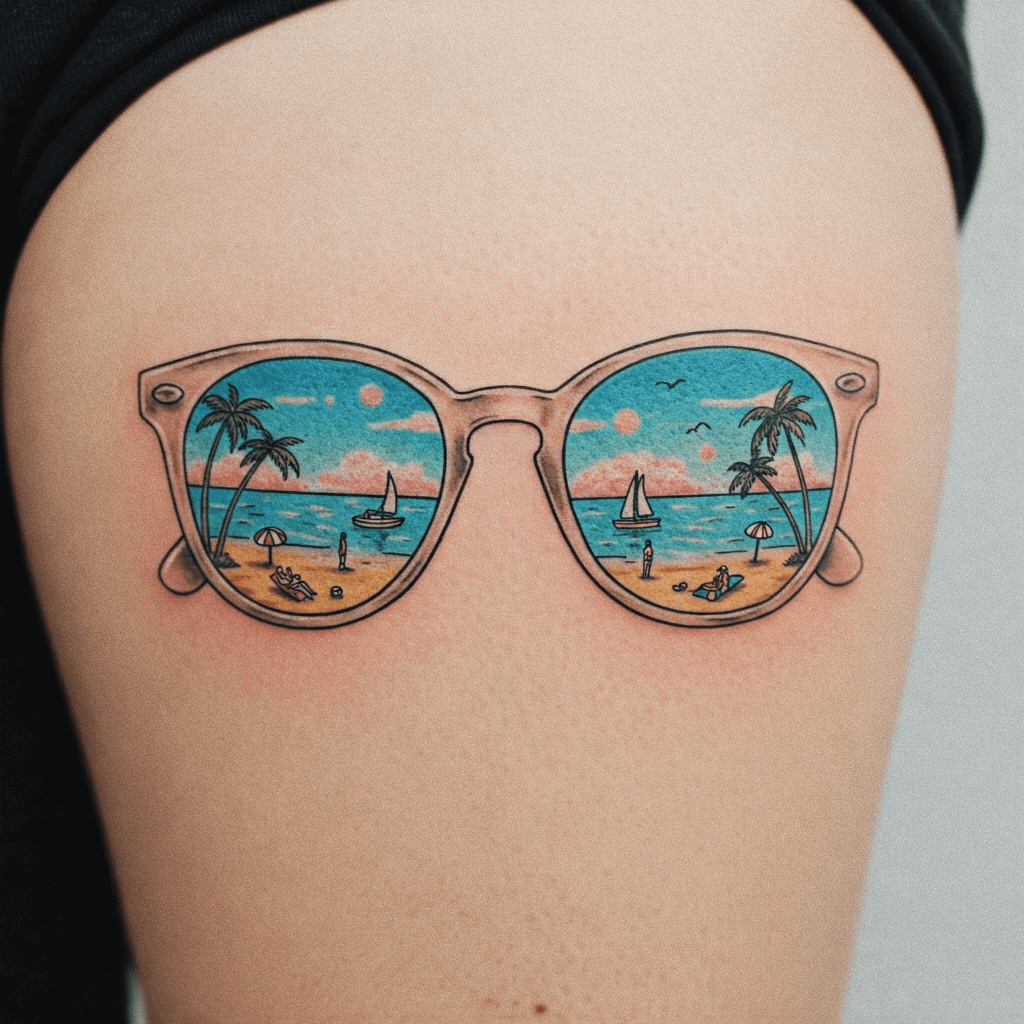 Sunglasses with Reflections