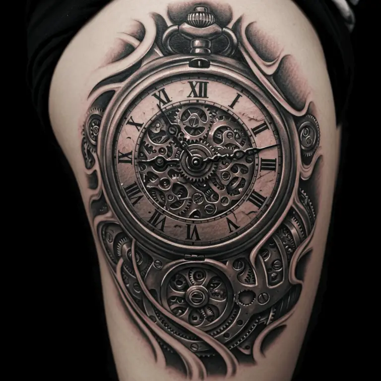 Thigh Band Tattoo