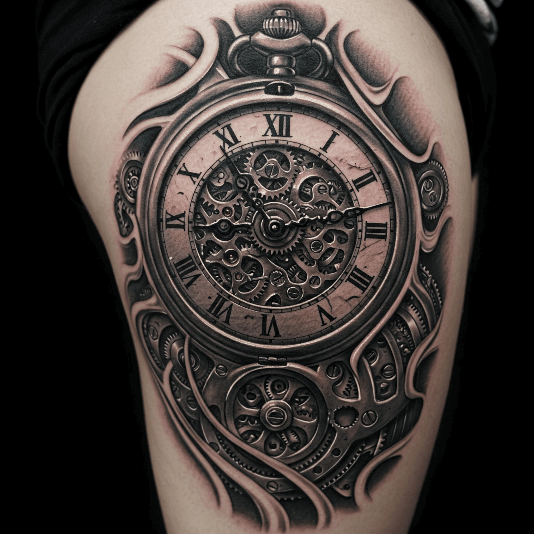 Thigh Band Tattoo
