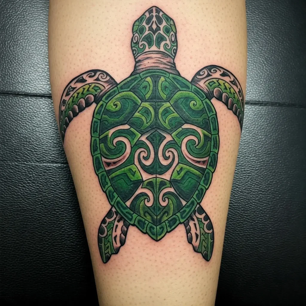 Turtle with Shark Teeth Patterns (Niho Mano)