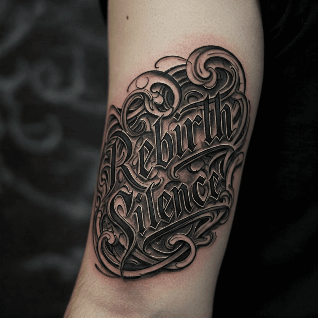 Upside-Down Calligraphy
