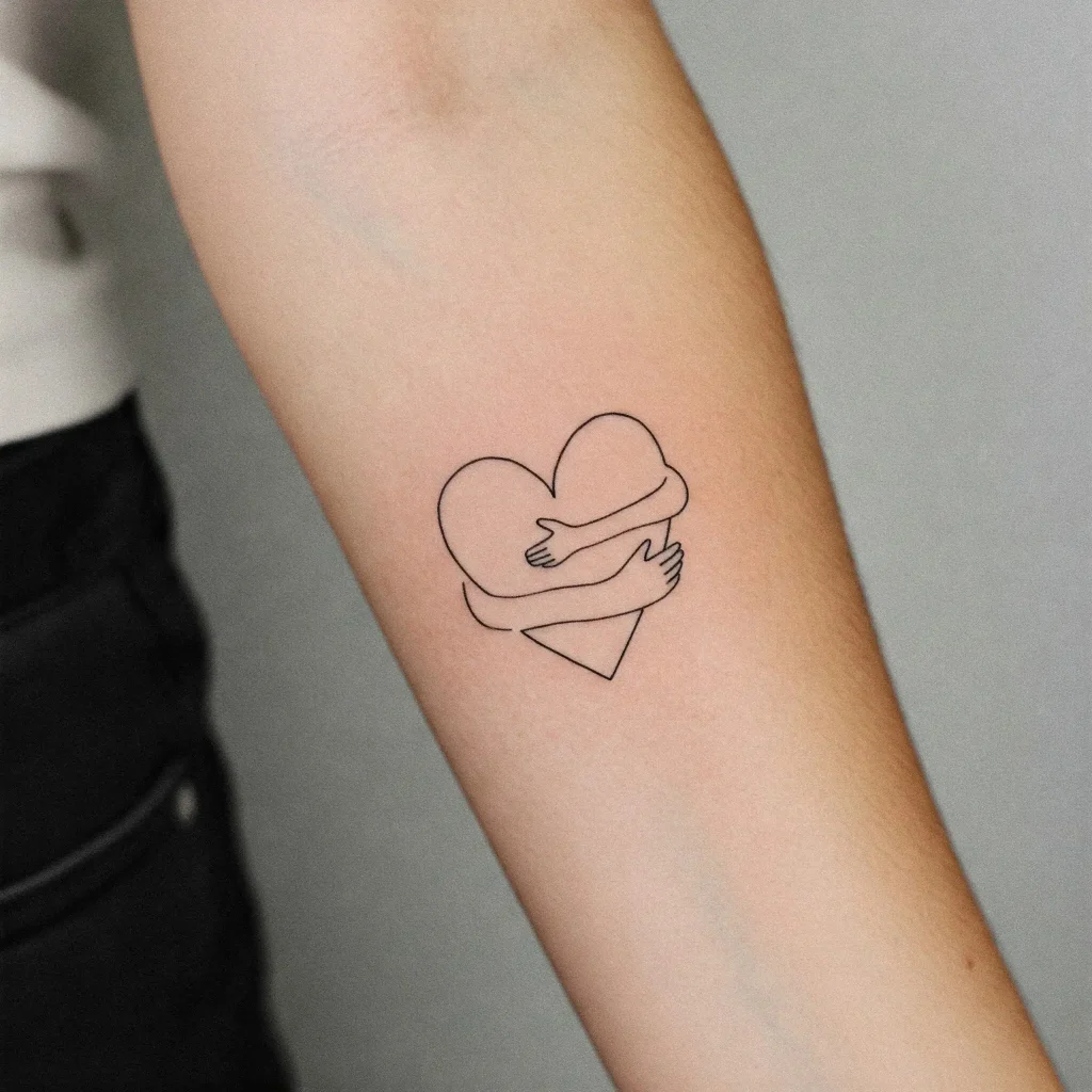 A Heart Embracing Itself