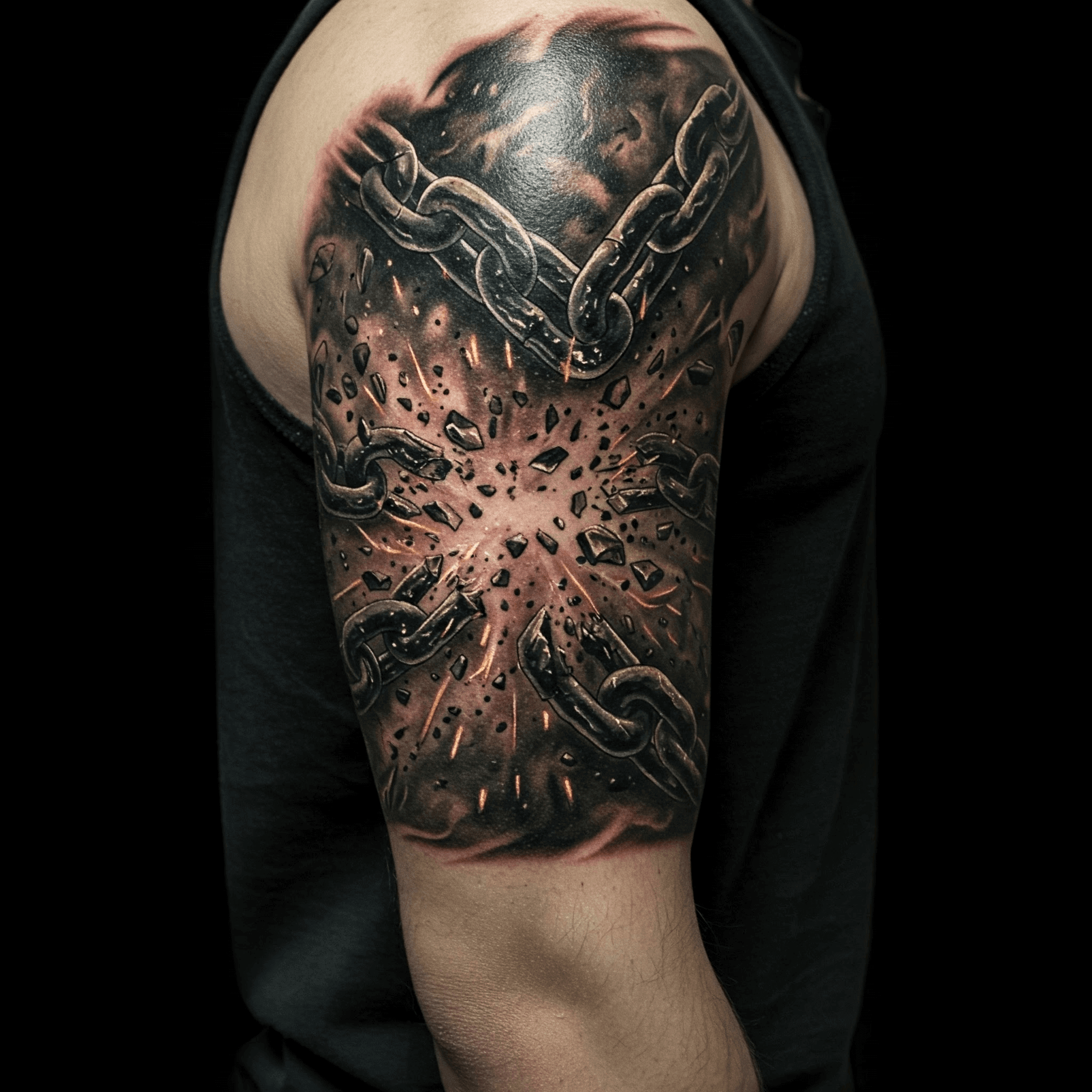 Bicep Tattoo Men