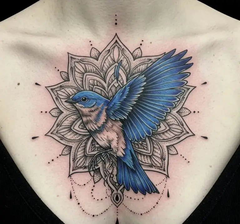 Blue Bird Tattoo