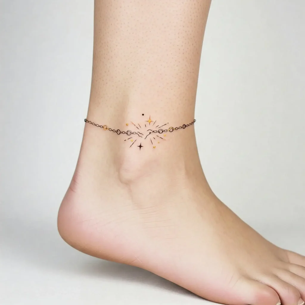 Broken Chain Anklet