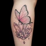 Butterfly Leg Tattoo