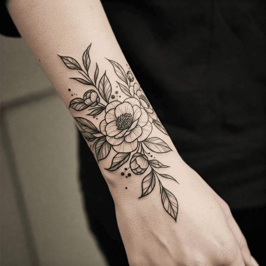 Camellia Wrist Band