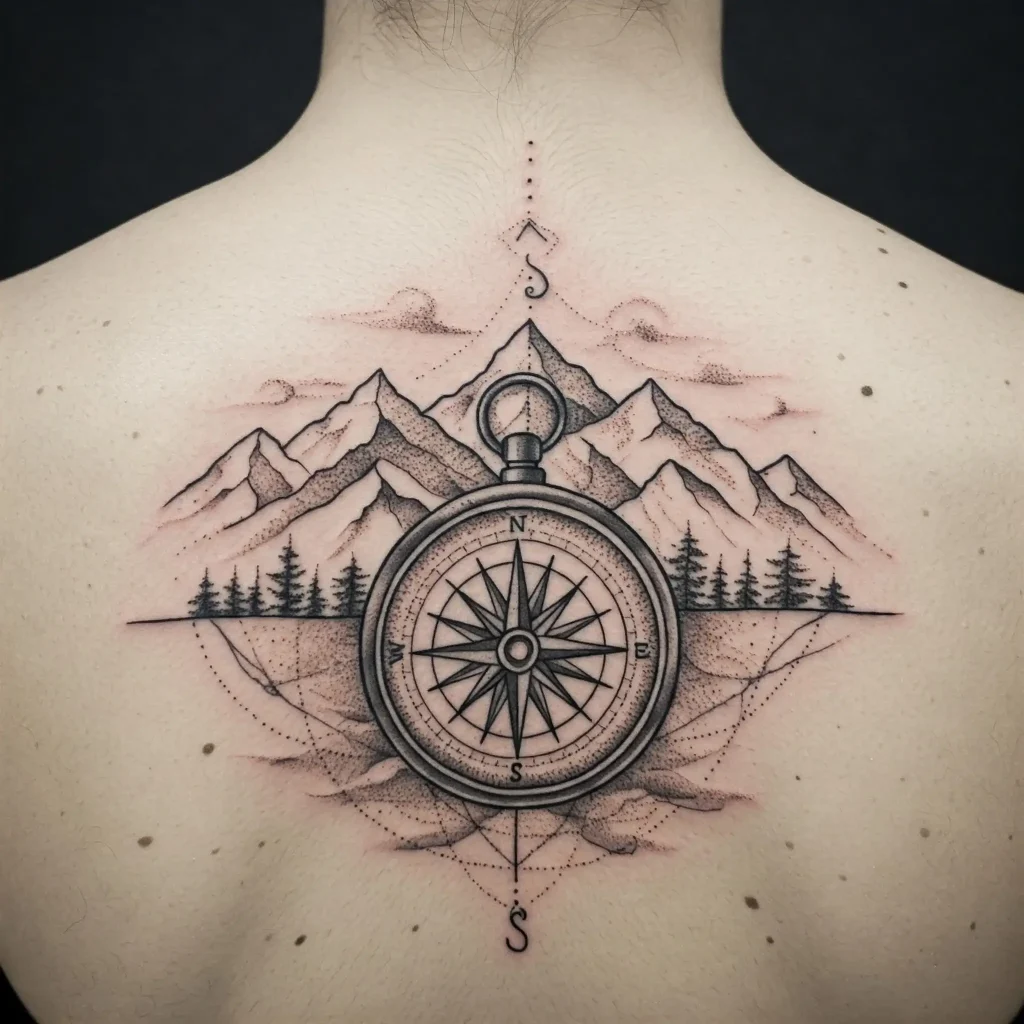 Compass + Mountains Combo