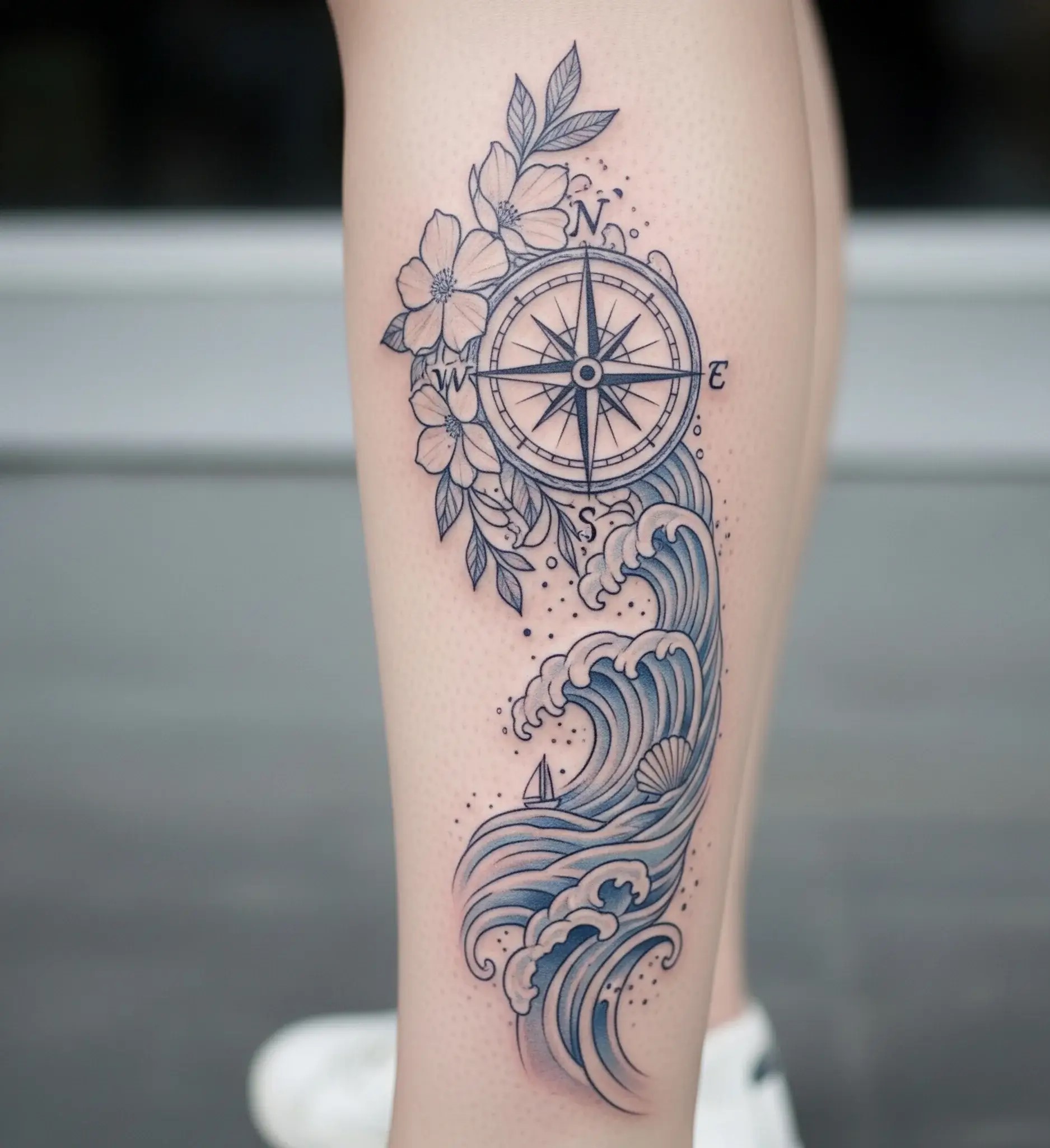 Compass and Waves