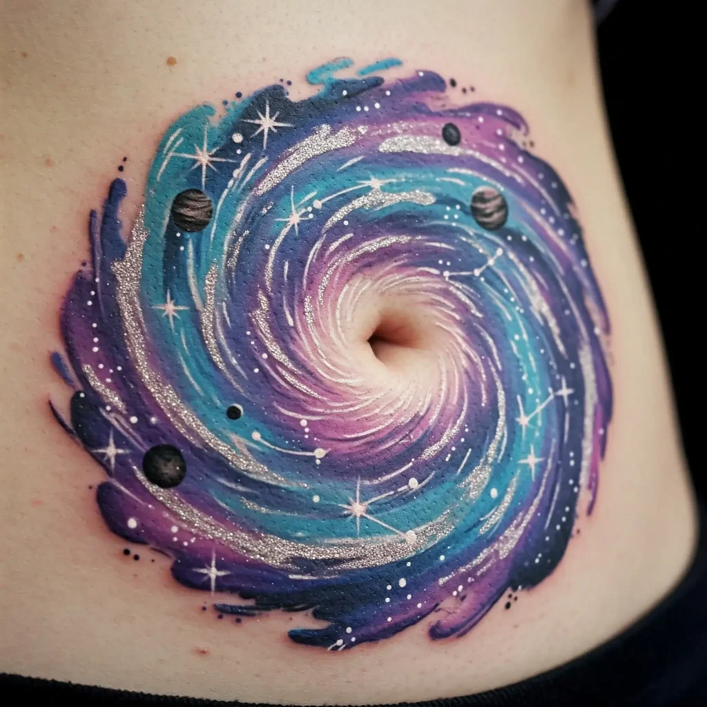 Cosmic Galaxy Swirl