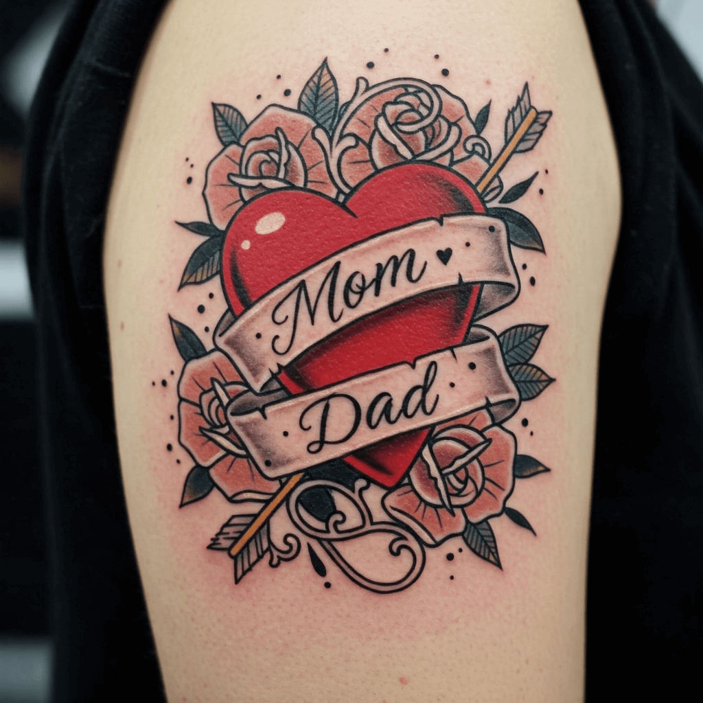 Heart with Banner